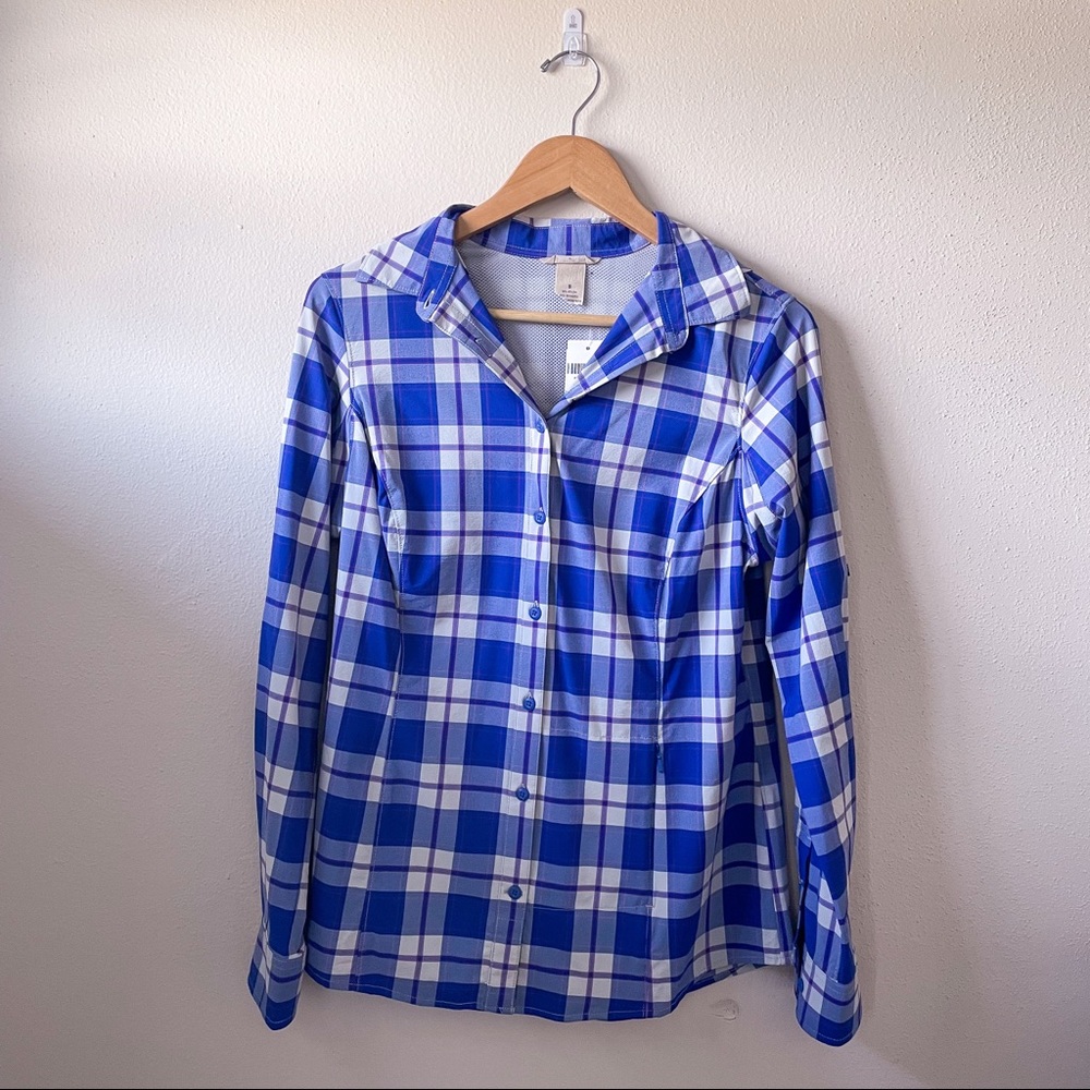 Duluth Trading Co. Women’s Mesh Outdoor Flannel Button Up